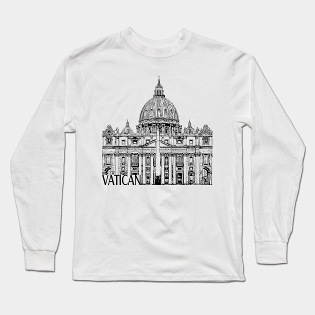 Vatican Long Sleeve T-Shirt by TravelTs